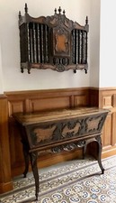 Panetière et Pétrin provençaux en noyer, fin XVIIIe début XIXe