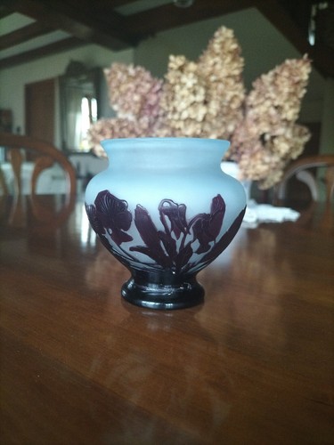 Vase gallé coupe - ,