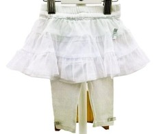 Orchestra legging blanc  jupe