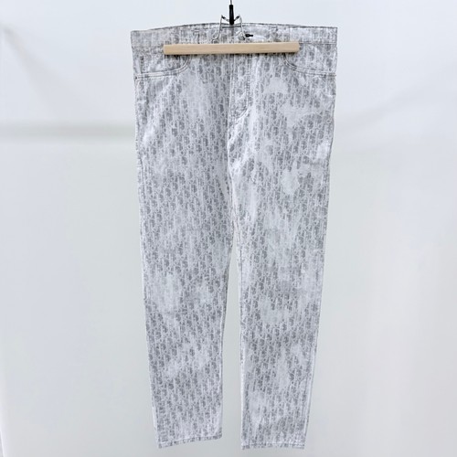 Dior pantalon denim oblique - en,