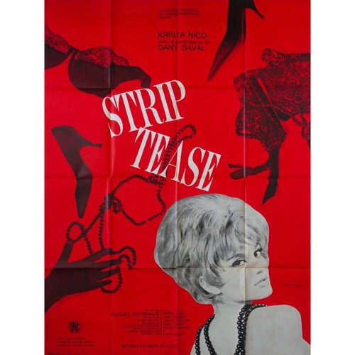 Strip tease affiche - tease,