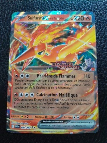 Carte pokémon sulfura de - pokémon,