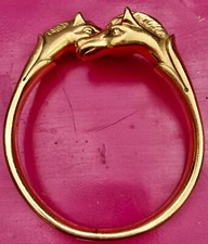 Hermes bracelet à double tête de cheval - hermès Paris  made in France - vintage