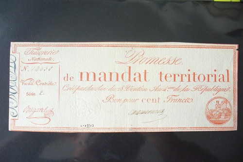 Rare ancien mandat territorial - rare,
