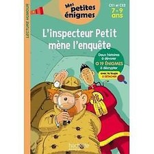 Livre L'inspecteur Petit mène l'enquête - CE1 ET CE2 - Cahier de vacances 2024
