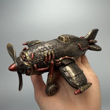 Figurine avion steampunk