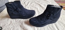 Bottines Accessoire Diffusion T40 daim bleu