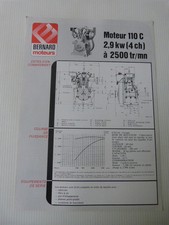 prospectus moteur fixe BERNARD