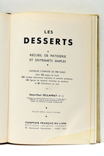Pellaprat les desserts - pellaprat,