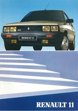 Catalogue prospekt brochure Renault 11 1985 FR - avec Turbo