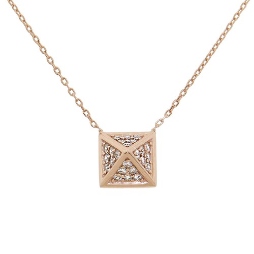 Sterling silver pyramid - rg,