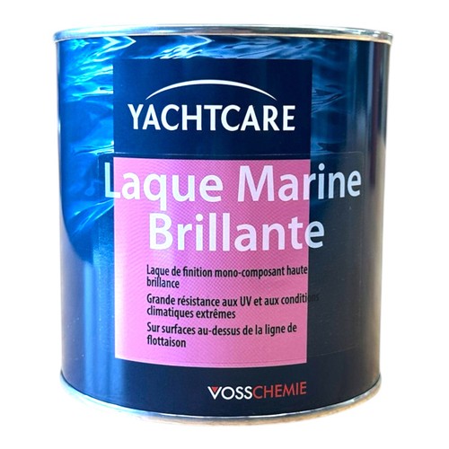 Laque marine brillante - laque,