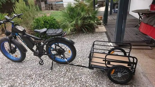 Remorque vélo cargo - de,