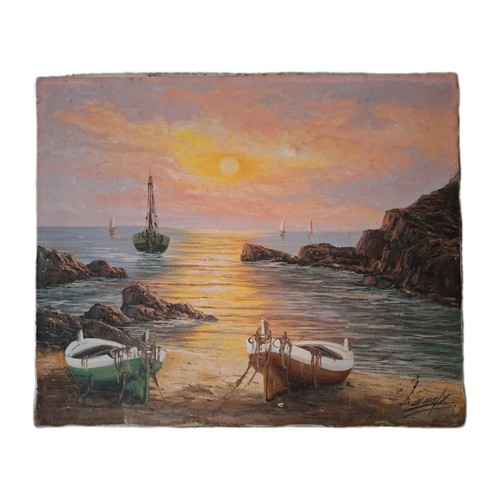 Peinture ancienne huile - huile, sur