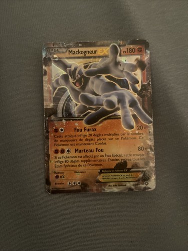 Carte pokémon mackogneur - carte, ex