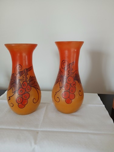 Legras paire vases art deco - legras,
