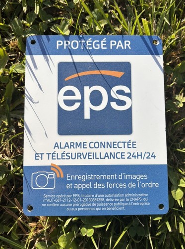 Plaque dissuasive alarme - 🚨,