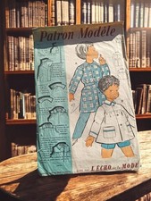 Rare patron de couture vintage Ancienne, patron d’époque pour collectionneurs