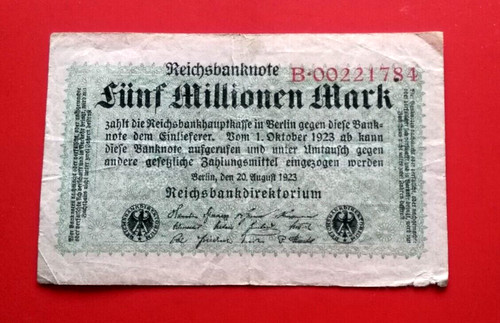 Billet allemagne millions - allemagne,