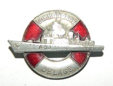 aviso dragueur commandant Delage AUGIS ST BARTH en alu peint