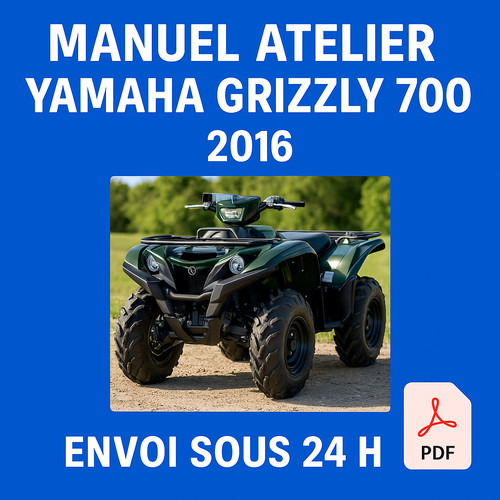 Manuel atelier yamaha 700 - yamaha,