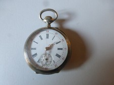 ancienne montre gousset Femme BRUXELLES 1897 pendentif de cou  Chronometre