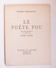 EMMANUEL (Pierre) - Le poète fou - 1944 - ill. par  - ill. par Léon ZACK