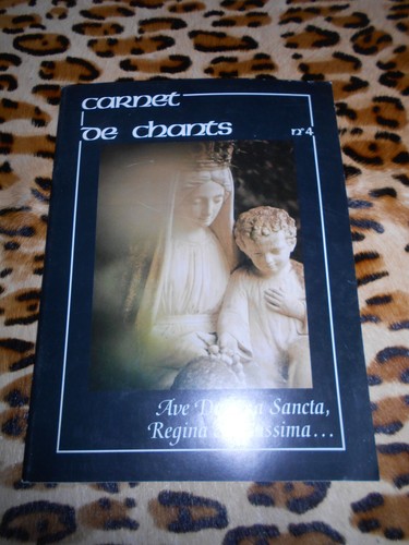 Carnet chants 4 - de, ave
