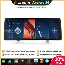 12.3" 8G+128G Android 14 Autoradio GPS CarPlay DSP pour BMW Série 5 E60 E61 CCC