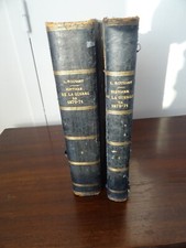 Rousset : Histoire populaire de la guerre de 1870-71, 2 vol. reliés, illustré