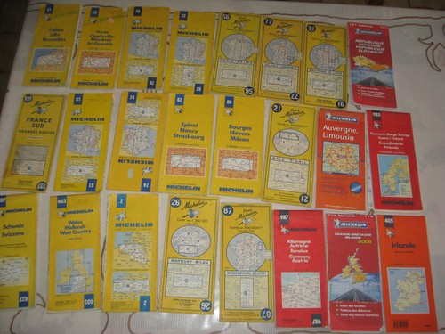Anciennes cartes michelin - 24,