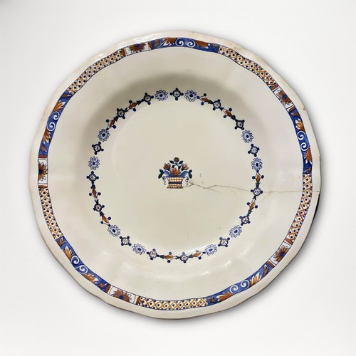 Assiette faïence rouen - en, faïence,