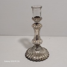 Bougeoir Verre Eglomise Verre