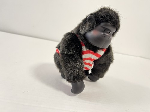Peluche artiste singe - peluche, d'artiste