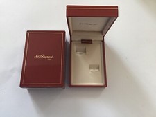 Vintage Écrin Boîte Vide Pour Boutons de Manchettes ST.DUPONT