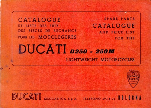 Ducati d250 diana 250m - ducati, monza