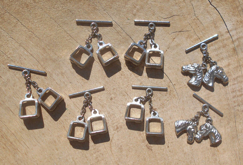Boutons manchette etriers - de,