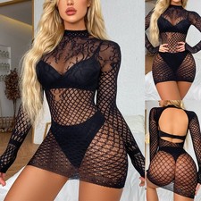 Pour femme dentelle filet de