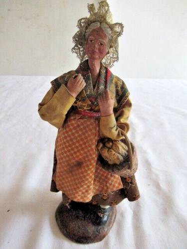 Ancien santon porteuse - santon,