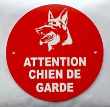Panneau attention chien - attention, de