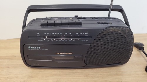 Radio cassette brandt rcr 312 - radio,