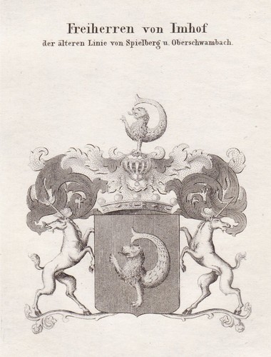 1820 imhof imhoff - 1820, blason