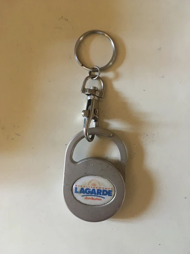 Porte clé jeton caddie - de,