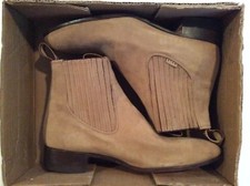 NIB Ladies Brown Leather Ankle