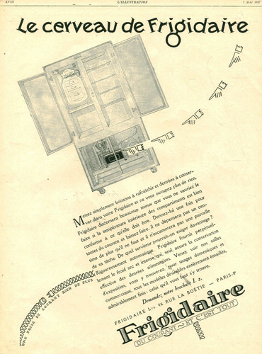 Publicité ancienne frigidaire - ancienne,
