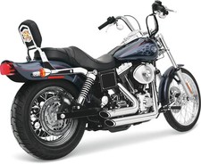 Système d'échappement Stagered Shortshot noir Vance Hines Harley-Davidson Dyn...
