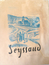 LITHOGRAPHIE ORIGINALE EN PROVENCE SIGNÉE RENÉ SEYSSAUD NUMEROTÉE 19/260