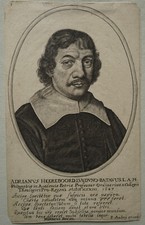 AUBRY PIERRE (1516-1664): portrait de Adrianus Heereboord lugduno Batavus L.A.M.