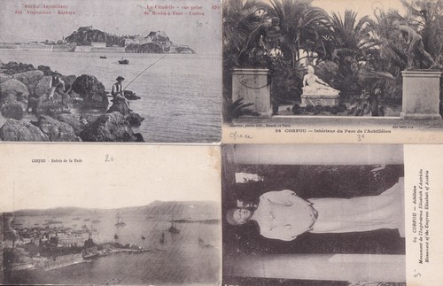 Lot old postcards - 4,