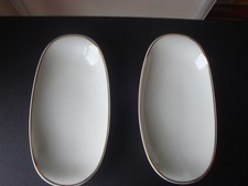 Lot de 2 raviers porcelaine